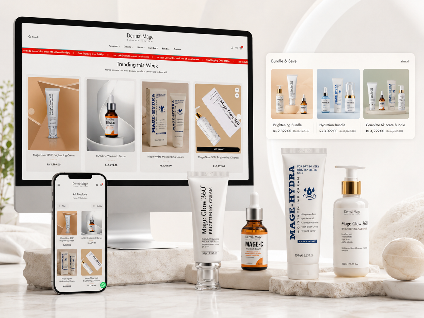 Dermamage: Building a Skincare Brand Around Clarity, Trust and Conversion